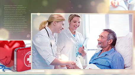 简约科技光效抗击疫情图文宣传AE模板