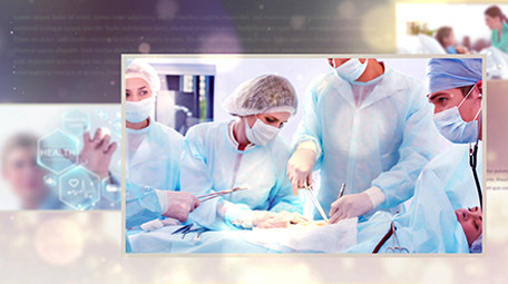 简约科技光效抗击疫情图文宣传AE模板