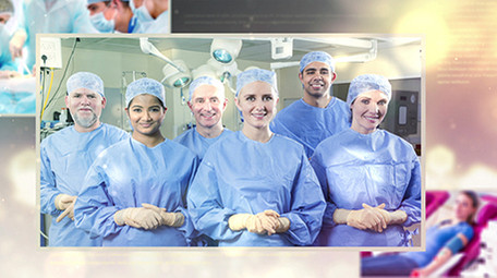 简约科技光效抗击疫情图文宣传AE模板