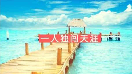 简洁时尚旅游网红打卡快闪图文展示