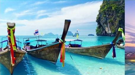 简洁时尚旅游宣传写真图文展示