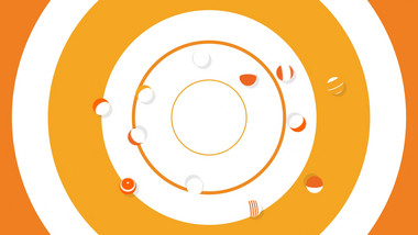 MG图形圆圈涟漪翻转logo动画AE模板