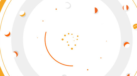 MG图形圆圈涟漪翻转logo动画AE模板