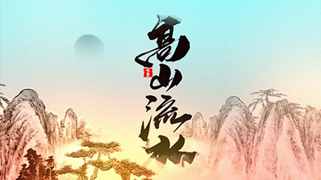 大气中国风水墨意境片头AE模板