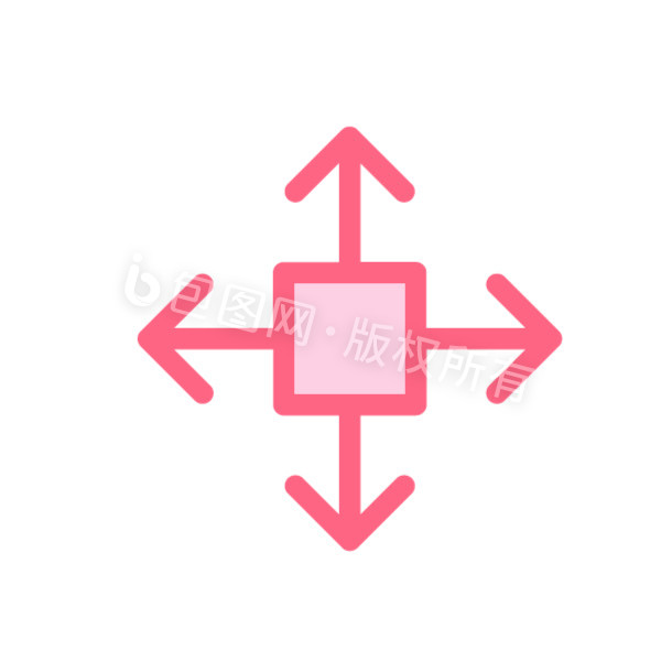 粉色线性填充办公矢量运动icon图标图片
