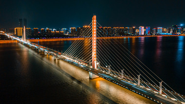 4K航拍震撼延时<strong>杭州</strong>钱江大桥