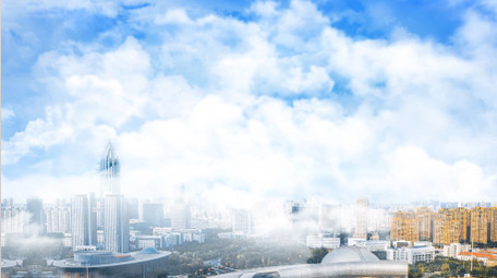 大气城市文明建设宣传片头AE模板