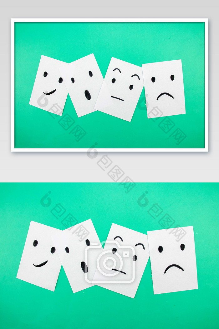 情绪卡片绿色卡片摄影图图片图片