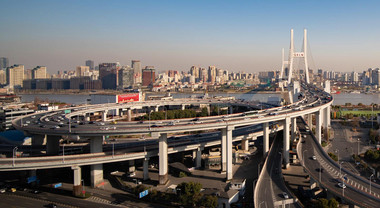 8k<strong>上海</strong>南浦大桥城市<strong>地标</strong>交通车流延时摄影