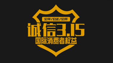 简洁动感315诚信消费快闪AE模板