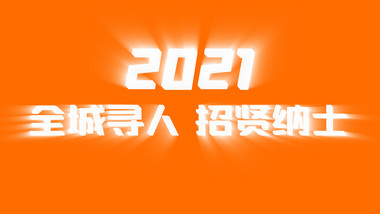 招聘图文快闪AE模板
