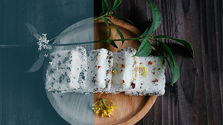 干净简洁美食图文快闪模板