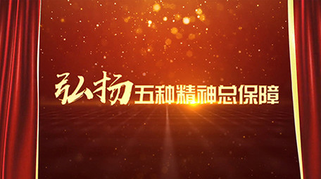 大气金色图文精准扶贫汇聚AE模板