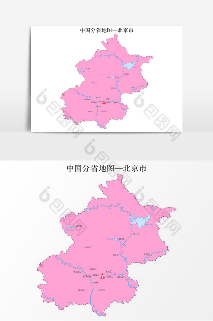 中国地图省份地标北京市地图图片图片