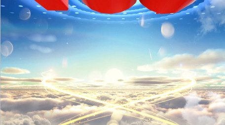 大气建党100周年党政宣传片头AE模板