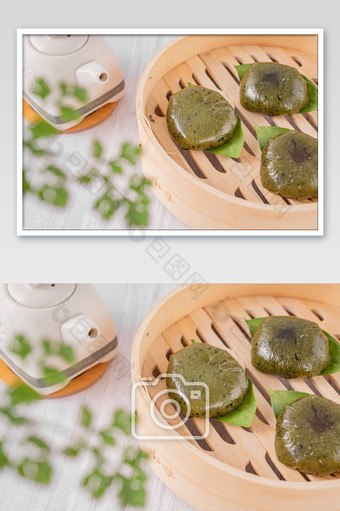 清明节青团传统美食寒食节图片