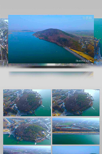 4K航拍南京金牛湖自然风景区旅游景区图片