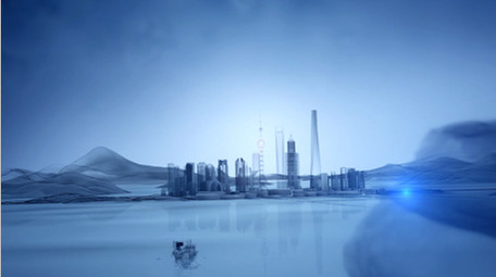 大气中国建筑水墨中国风pr模板