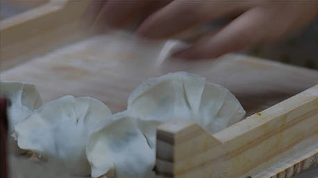 行业职业包水饺饺子馆手工水饺餐饮