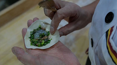 行业职业包水饺饺子馆手工水饺餐饮