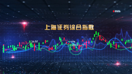 股票动态背景视频AE模板