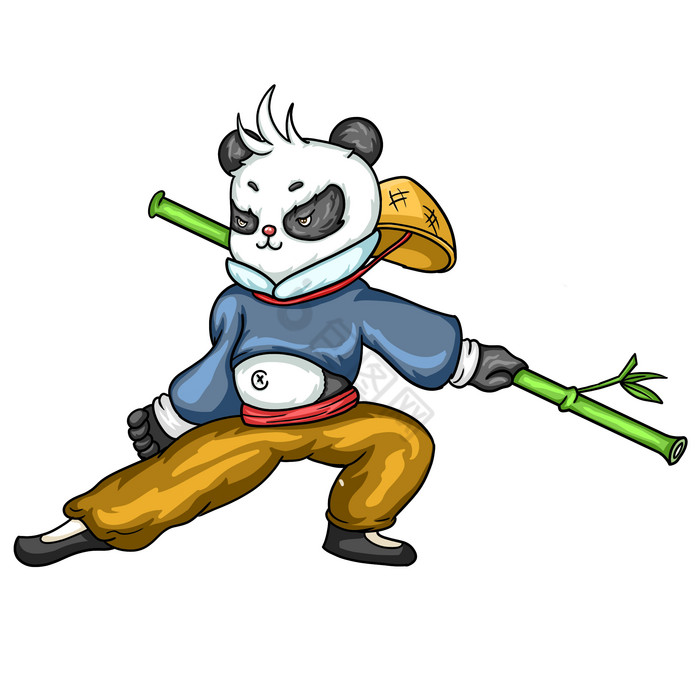 动物竹子熊猫