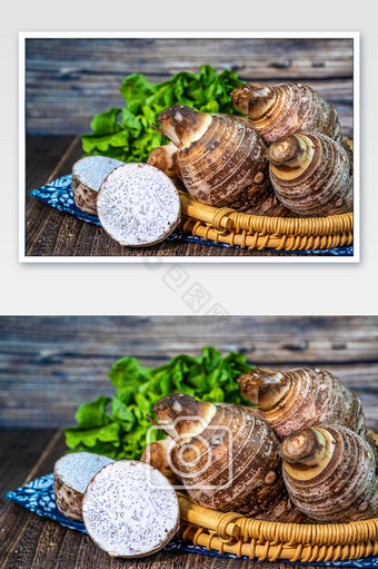荔浦芋头食材摄影图图片