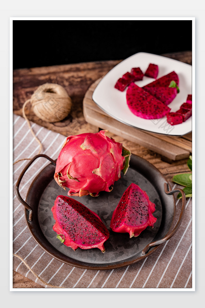 红心火龙果水果新鲜摄影图图片图片