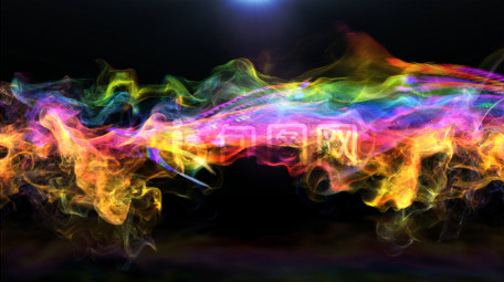 飞翔凤凰彩色粒子片头LOGO动画AE模板