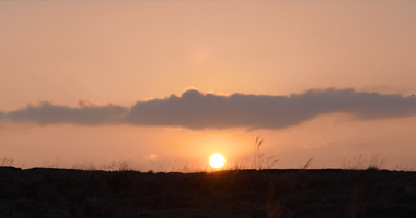 <strong>日落</strong>风车延时拍摄