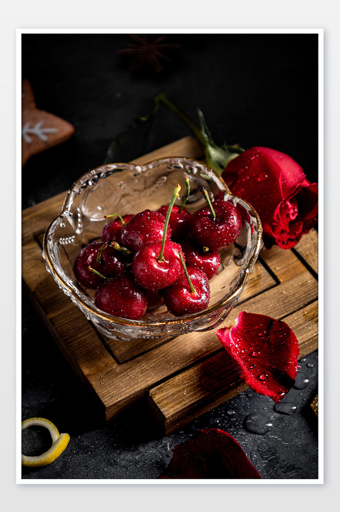 夏日常见水果 高颜值美食水果 樱桃图片图片