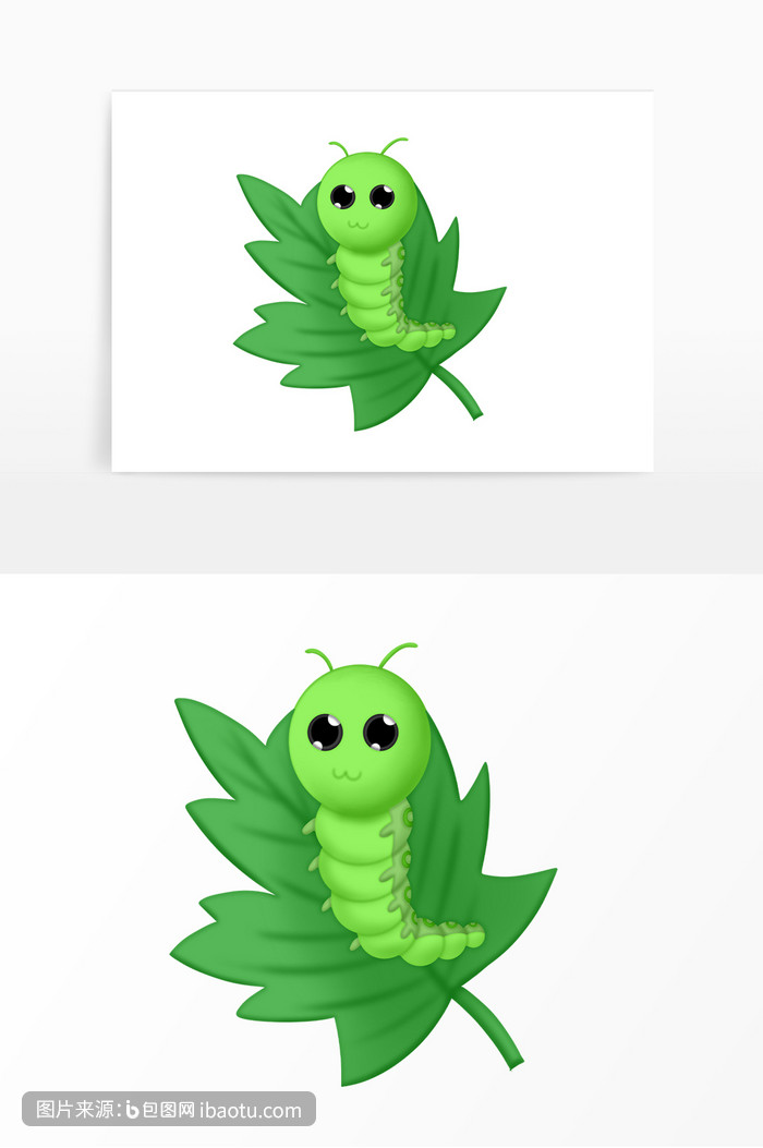 卡通桑蚕蚕茧桑叶家蚕,包图网,图片,素材,模板,免费