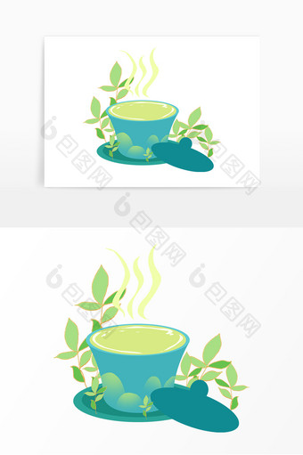 国风茶饮饮品杯茶图片