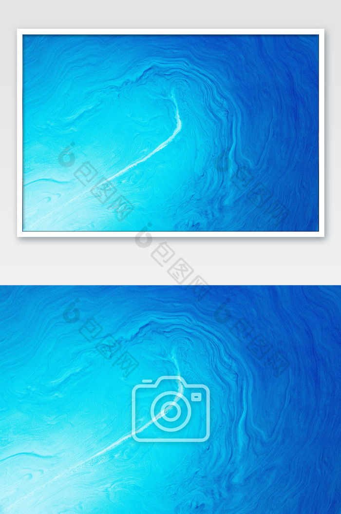 流动的蓝色油漆背景图片图片