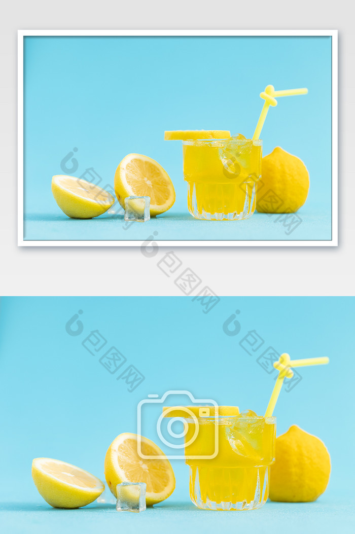 柠檬茶青柠柠檬水图片