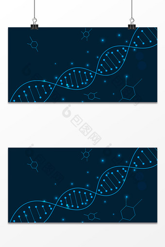 科技生物化学分子背景图片