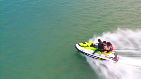 4K航拍激情摩托艇运动