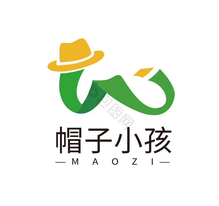 W字母logo标志