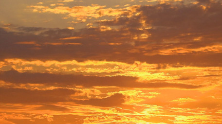 日出唯美太阳火烧云天空延迟拍摄