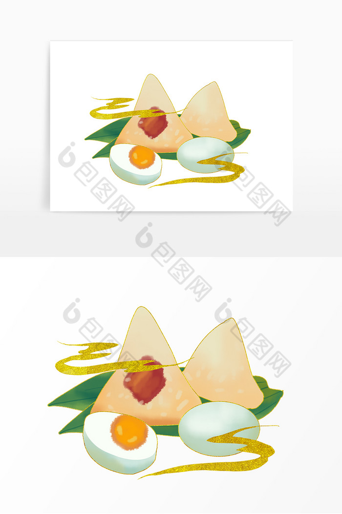 端午节红枣粽子和咸鸭蛋图图片图片