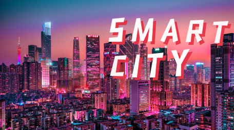 酷炫酷商务赛博朋克城市图文快闪AE模板