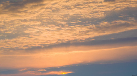 自然风景日出太阳升起天空延迟拍摄