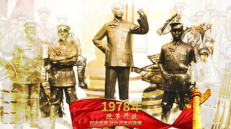 建党100周年历程图文展示pr模板