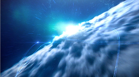 震撼科技光线宣传片头片尾pr模板