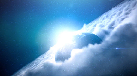 震撼科技光线宣传片头片尾pr模板