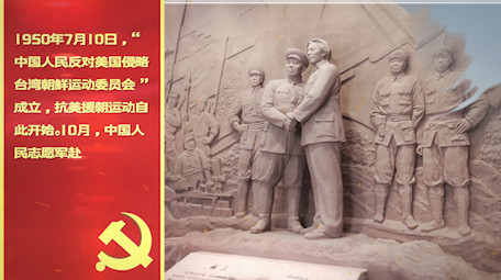 党政100周年党史水墨图文介绍AE模板