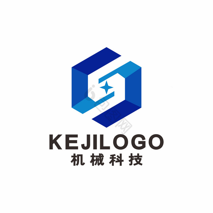 科技IT互联网电商机械工LOGO标志VI