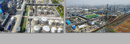 行业职业石油化工生产化工设备4K航拍