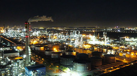 行业职业化工企业生产工业4K航拍延时摄影