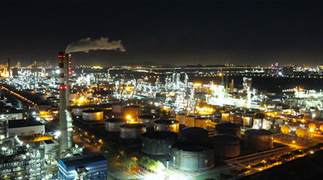 行业职业化工企业生产工业4K航拍延时摄影